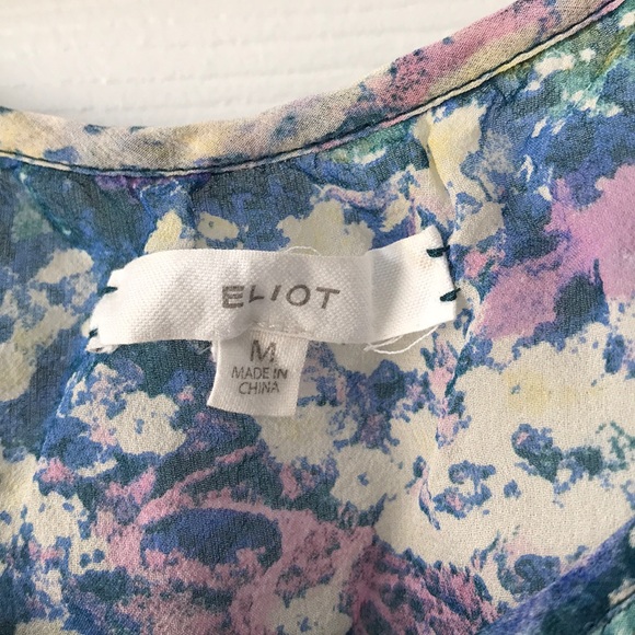 Medium Blue Green Silk Eliot Tank-top Shirt - Picture 3 of 13